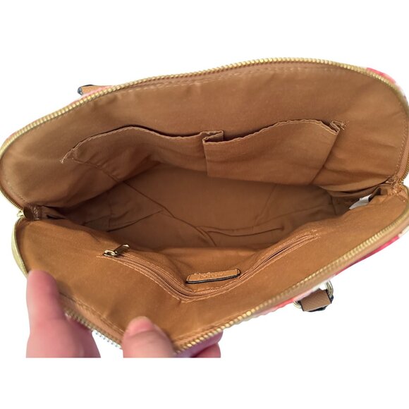 Painterly floral Garden Roses Satchel shoulder bag‎ with strap women OS - Picture 9 of 9